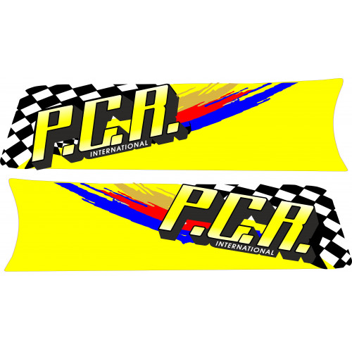 pcr side pod stickers