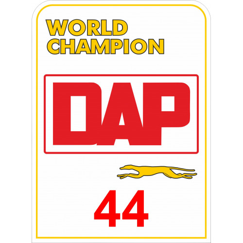 Dap kart trolley sticker